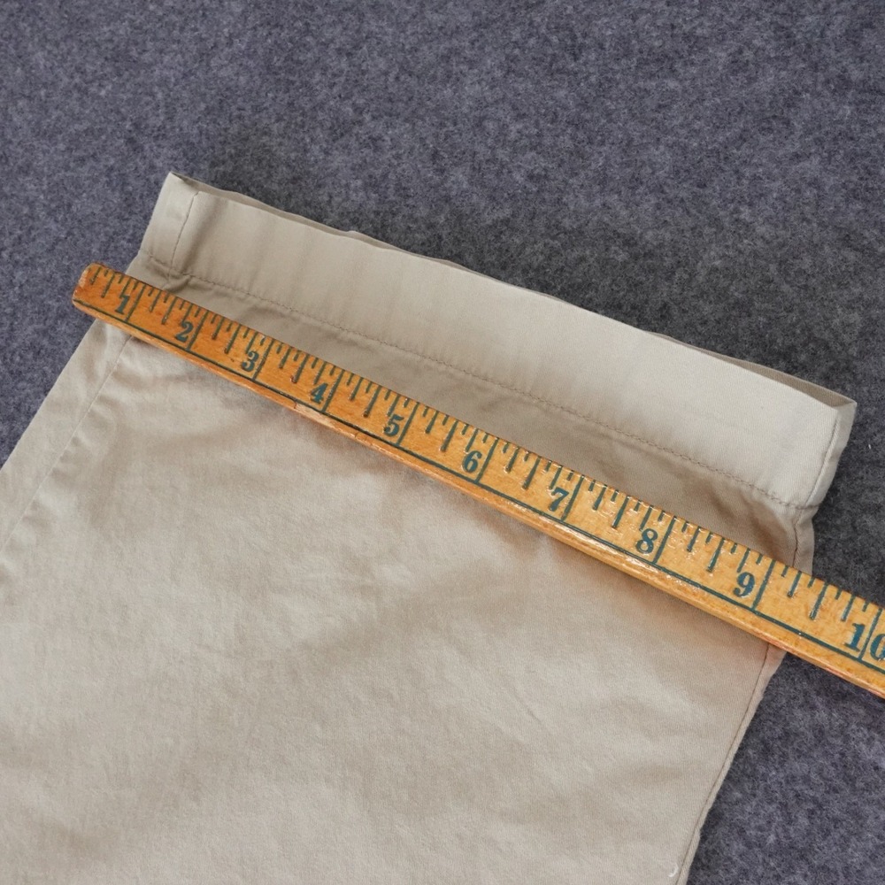 Polo Ralph Lauren Mens Pleated Chino Pants Khaki Tan 100% Cotton 35 x 35 - Picture 11 of 12